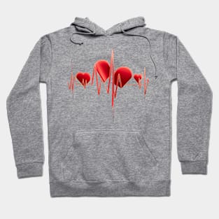 Heart in the heartbeat Hoodie